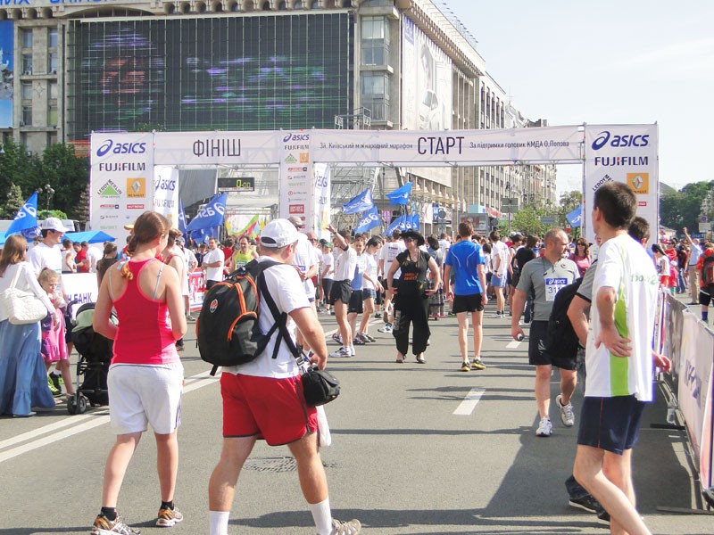 Registration and training for a marathon