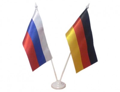 Флажки Россия-Германия