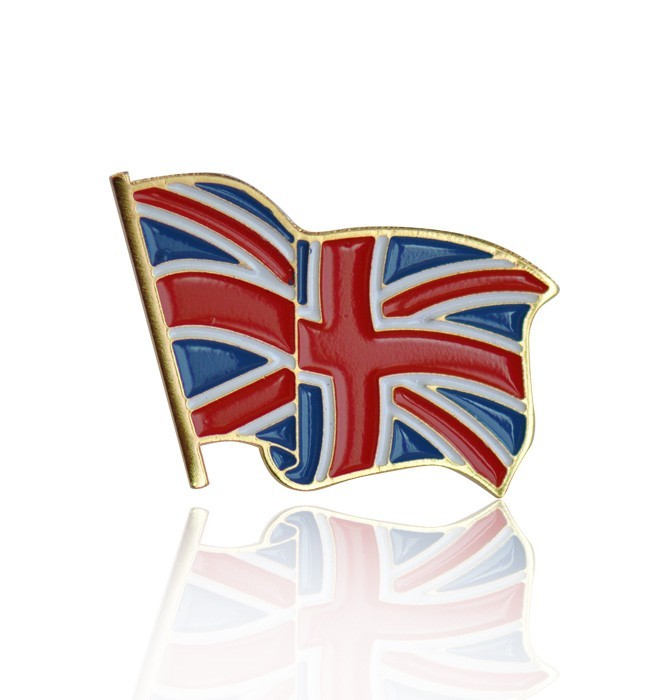 Значок металлический Флаг Великобритании